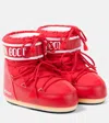 Moon Boot Icon Low Boots In Red