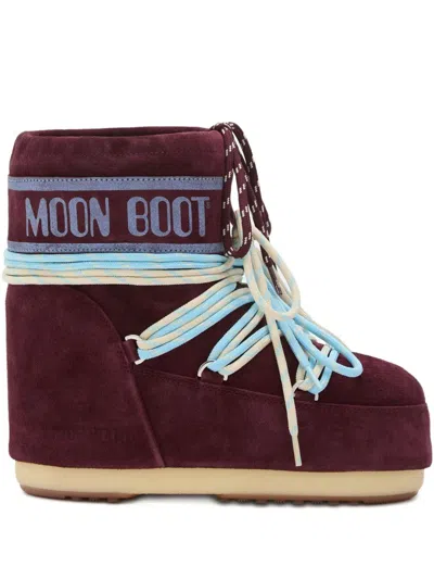 MOON BOOT MOON BOOT "ICON" LOW SUEDE LACES BOOT
