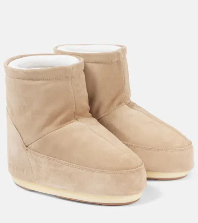 MOON BOOT ICON LOW SUEDE SNOW BOOTS