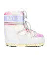 Moon Boot Icon Low Tie-dye Boots In White