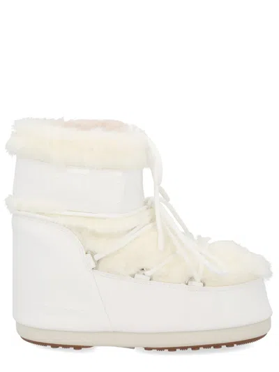 Moon Boot Icon Low Unisex Mini Boot In White