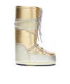 Moon Boot Icon Metallic-effect Snow Boots In Gold