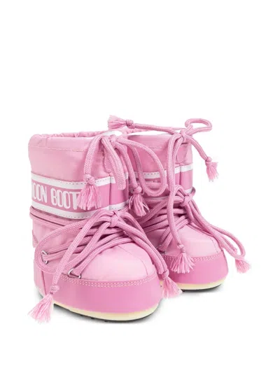 Moon Boot Kids' Icon Mini Boots In Pink