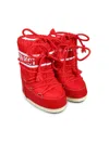 Moon Boot Icon Mini Boots In Red
