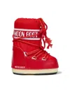 Moon Boot Red Icon Low Snow Boots In Red