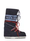 Moon Boot Icon Navy Suede Boots In Blue