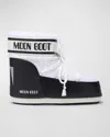Moon Boot Classic Low 2 Shell And Faux Leather Snow Boots In White