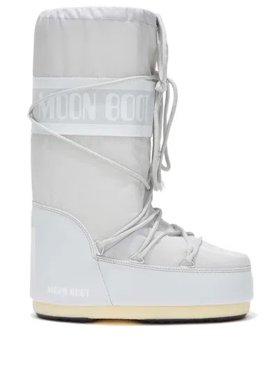 Moon Boot "icon" Nylon Boot In Gray