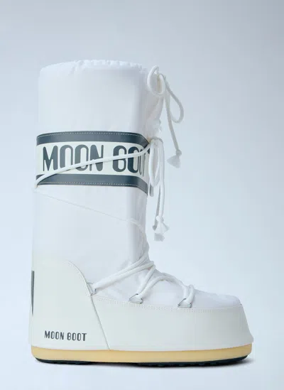 Moon Boot Icon Nylon Boots In White