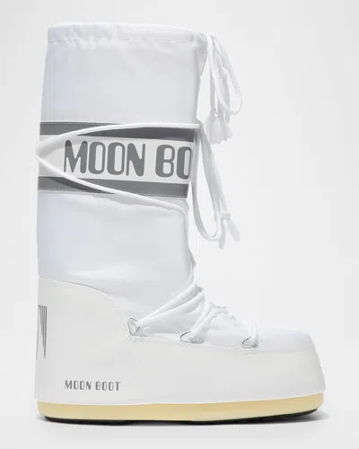 MOON BOOT ICON NYLON KNEE-HIGH SNOW BOOTS