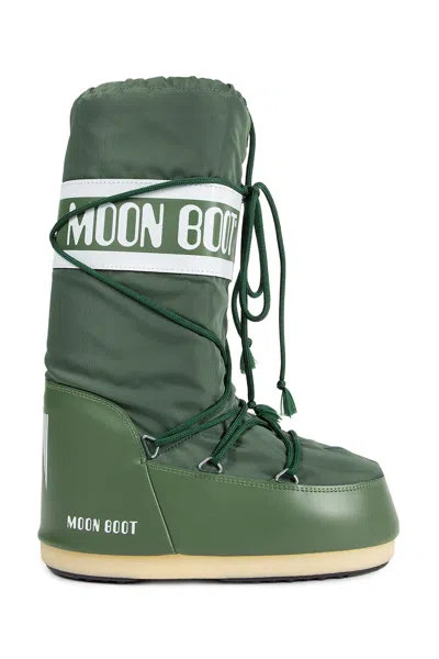 Moon Boot Icon Nylon Ski Boots In Green