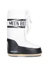 Moon Boot Icon Shell And Faux Leather Snow Boots In Black  