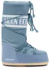 Moon Boot Women's Icon Nylon Cold Weather Boots In Blue