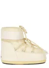 Moon Boot Icon Nylon Ankle Snow Boots In Cream