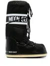 Moon Boot Icon Tall Nylon Snow Boots In Black