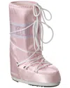 Moon Boot Icon Logo-print Lace-up Boots In Pink