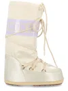 Moon Boot "icon Pearly" Tall Boot In Neutral