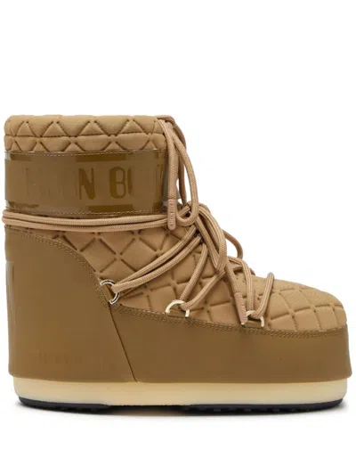 Moon Boot Icon Quilted Boots In Brown