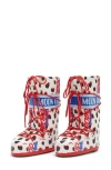 Moon Boot ® Icon Retrobiker Water Repellent  In Dalmatian
