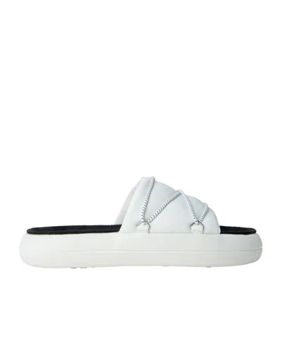 Moon Boot Icon Rope-detail Platform Sandals In White