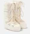 Moon Boot Icon Rubber Snow Boots In L002 Cream