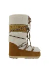 Moon Boot Icon Shearling And Suede Snow Boots