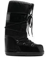 Moon Boot Icon Glance Shell And Pvc Snow Boots In Black