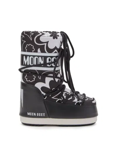 Moon Boot Kids' Icon Snow Boots In Black
