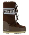 Moon Boot Icon Paneled Shell Snow Boots In Brown