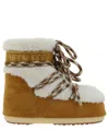 Moon Boot Lab69 Mars Shearling-trimmed Suede Snow Boots In Brown