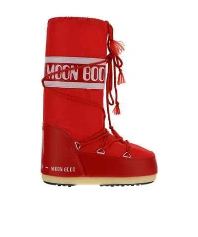Moon Boot Icon Snow Boots In Red