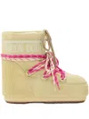Moon Boot Icon Suede Lace-up Boots In Neutral
