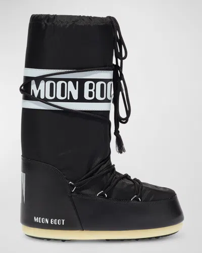 MOON BOOT ICON TALL NYLON SNOW BOOTS