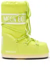 Moon Boot Icon Two-tone Boots In Green