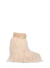 Moon Boot Icon Yeti Faux Fur-trimmed Snow Boots In Pink