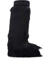 Moon Boot Tall Icon Yeti Extra Boots In Black