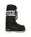 Moon Boot Iconic Ankle Boots With Padded Collar In Black