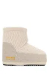 Moon Boot Ivory Fabric  X Guest In Residence Icon Low Ankle Boots In Multi