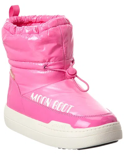 Moon Boot Kids' Jr Park Tube Mid Glitter Wp Boot In Pink