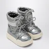 Moon Boot Junior Park Boot Silver In Gray