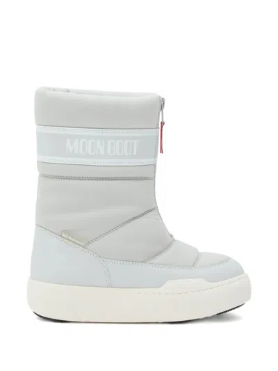 Moon Boot Kids' Junior Park High Snow Boots In Gray