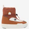 Moon Boot Junior Park Tube Mid Fox Boot In Brown
