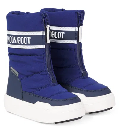 Moon Boot Kids' Junior Parker Snow Boots In Blue