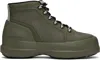 Moon Boot Khaki Luna Trek Mid Nylon Boots In M006 - Khaki