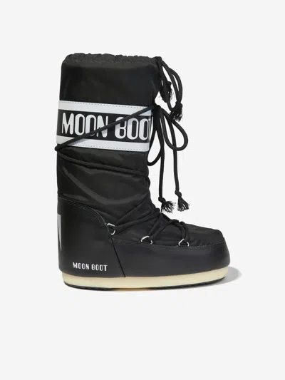 Moon Boot Babies' Kids Icon Boots In Black