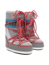 Moon Boot Kids Icon Boots In Gray