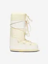 Moon Boot Kids Icon Boots Eu 31 - 34 Uk 12.5 - 2 Ivory In Ivory