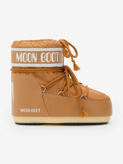 Moon Boot Kids Icon Low Boots In Brown