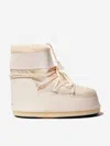Moon Boot Kids Icon Low Boots Eu 33 - 35 Uk 1 - 2.5 Ivory In Ivory