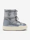Moon Boot Kids Jr Park Boots In Silver
